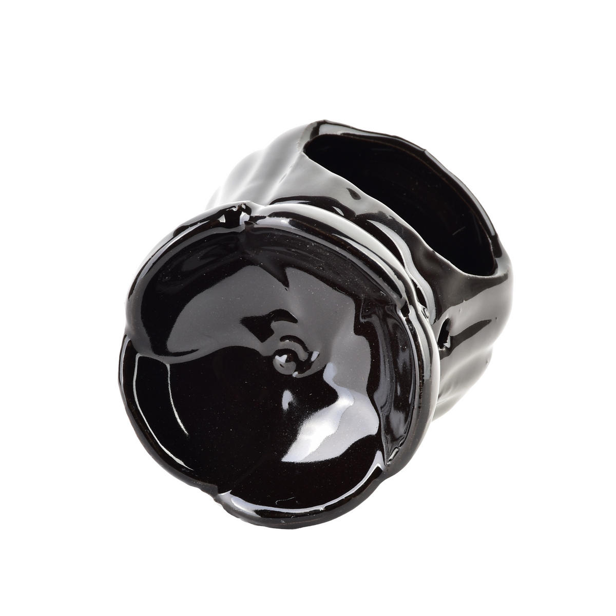 DUFTLAMPE Basic Schwarz 6.5/6.5/7.5 cm Keramik - Schwarz, Keramik (7.5cm) - Mondex