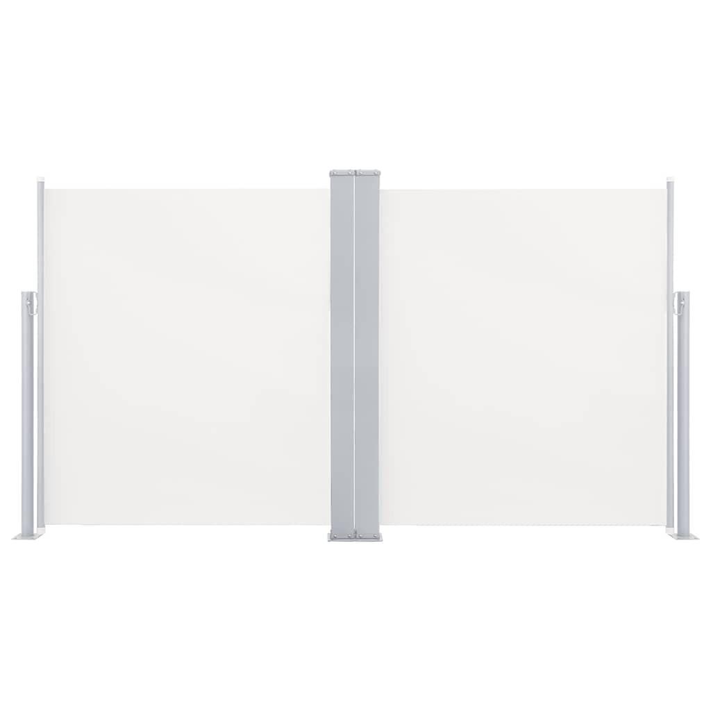 AUSZIEHBARE Seitenmarkise Doppelt 170 x 600 cm Creme - Creme, Textil (600/170/600cm) - furnicato