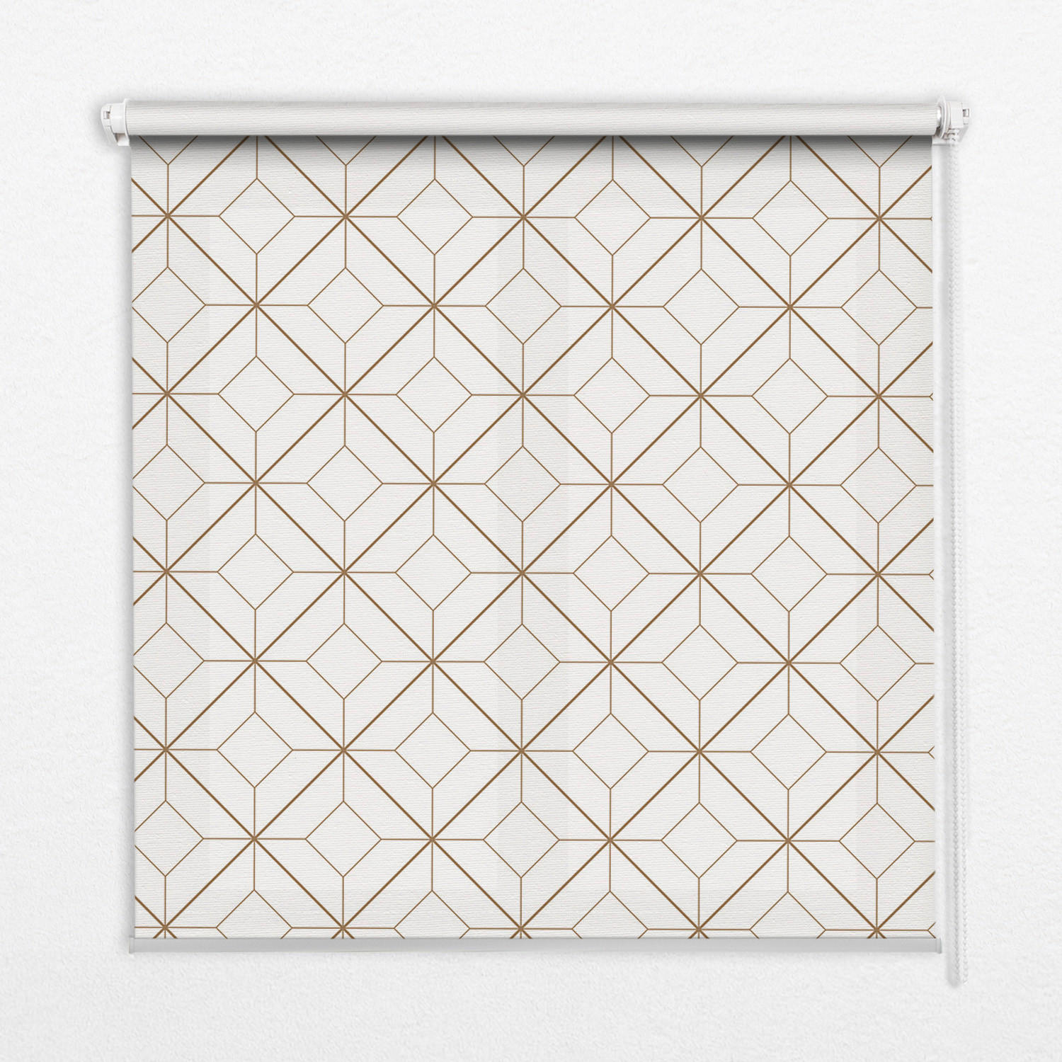 INNENROLLO - Fensterrollo - Rollo - 150x140 cm - Braunes Muster - Braun, Kunststoff (150/140/0.5cm) - TULUP