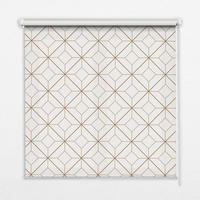 VNÚTORNÁ roleta - okenná roleta - roleta - 100x100 cm - Hnedý vzor - hnedá, plast (100/100/0.5cm) - TULUP