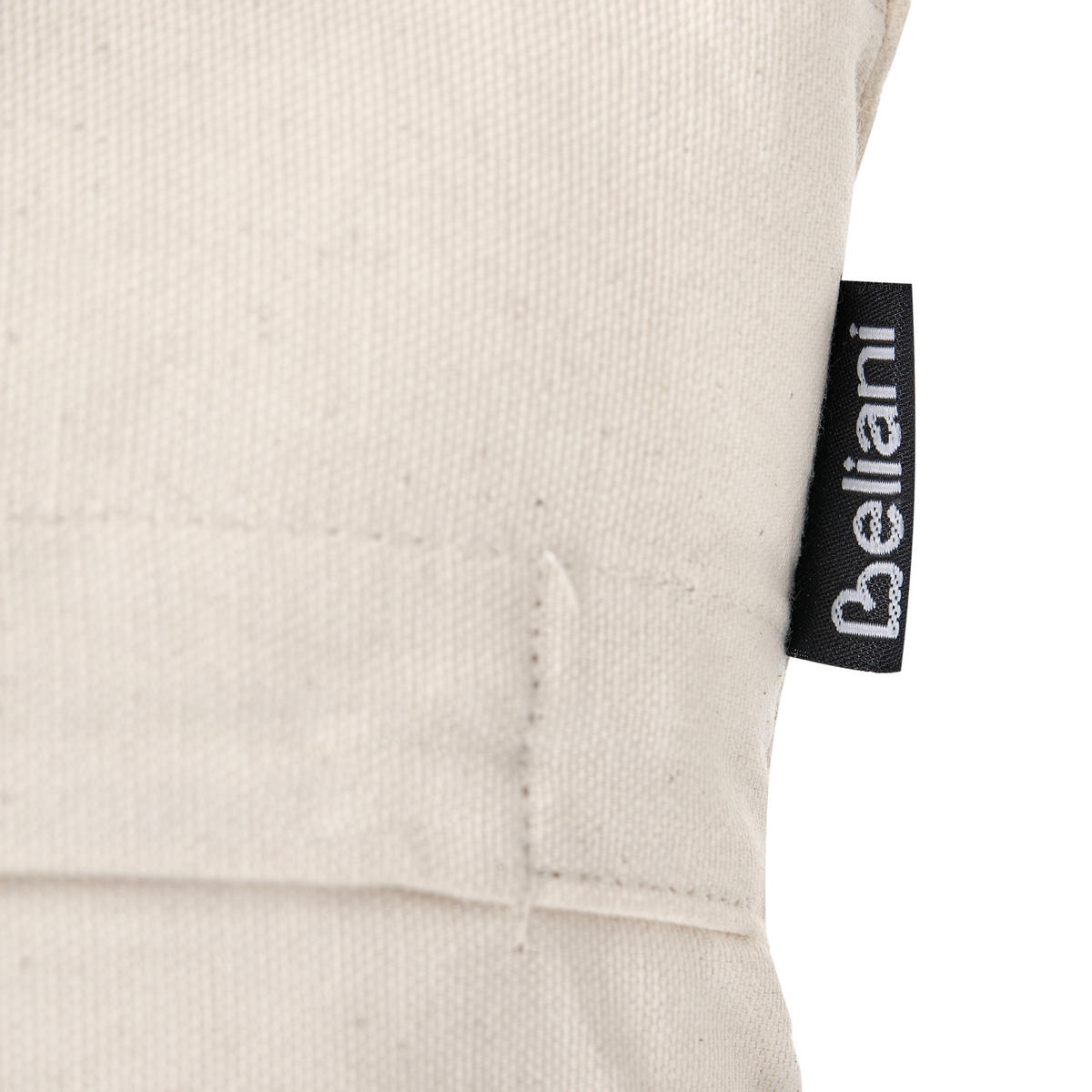 DEKOKISSEN 2er-Set Beige 50/30 cm Incana - Beige, Naturmaterialien/Textil (50/30cm) - Beliani