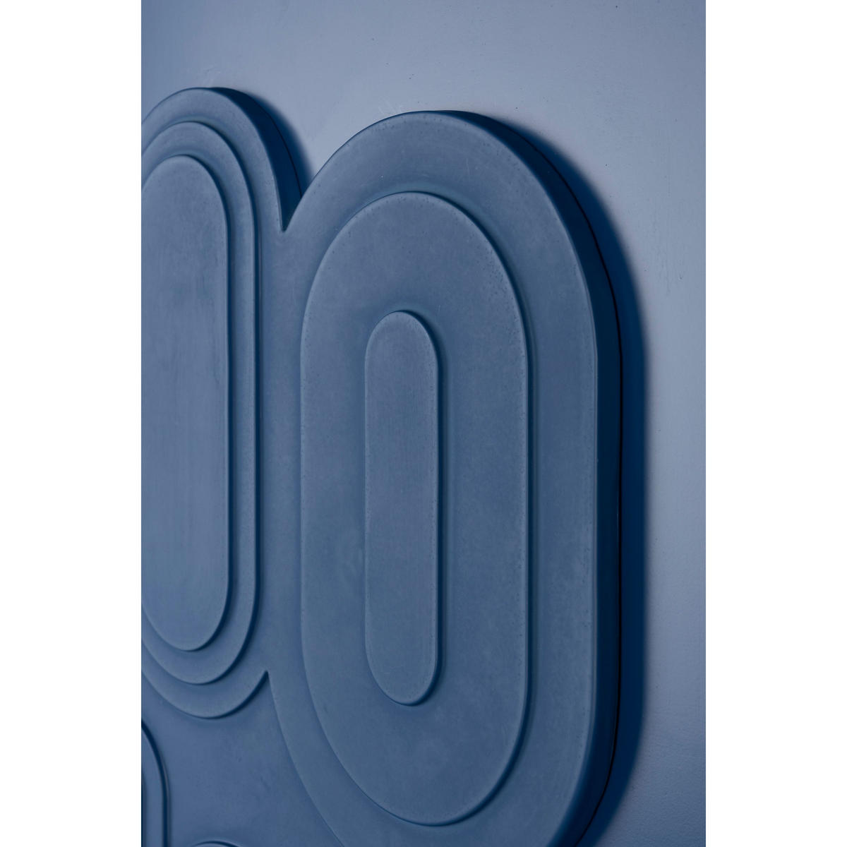 WANDDEKORATION August Blau - Blau, Naturmaterialien (52/4cm) - Zuiver