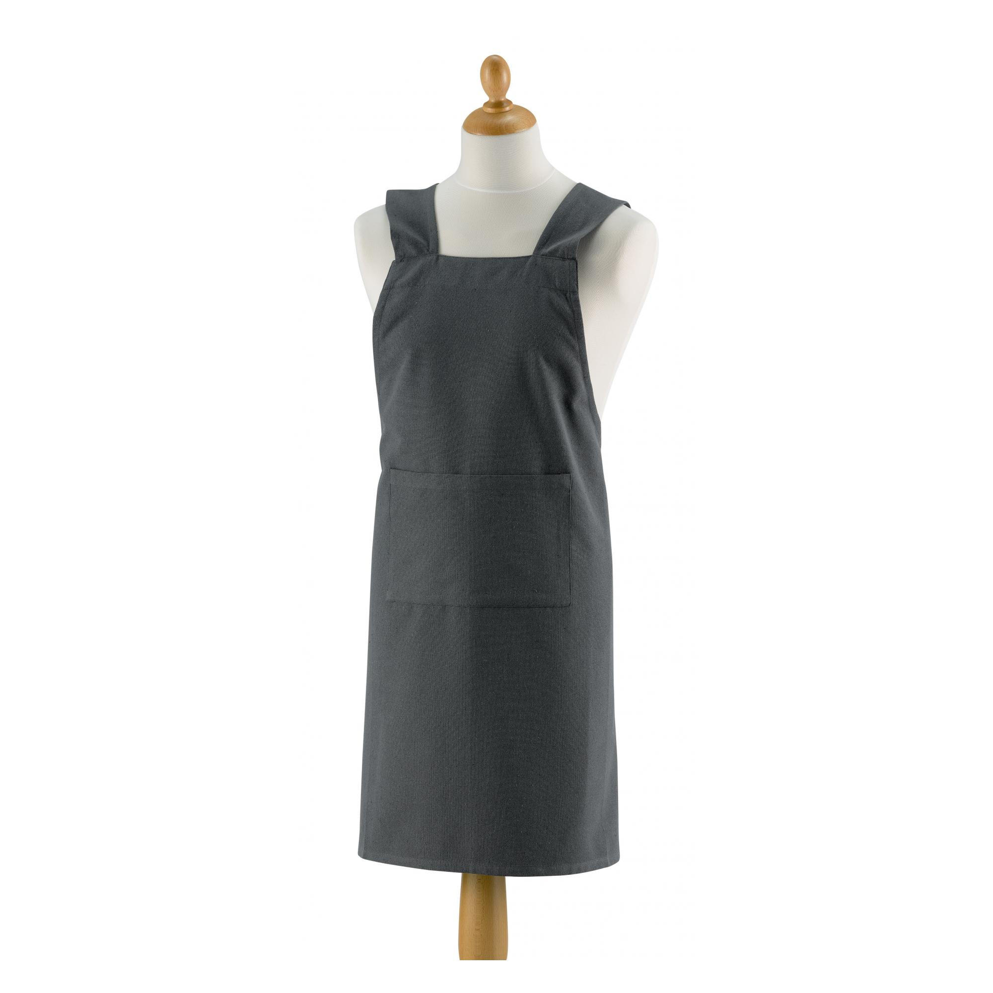 KÜCHENSCHÜRZE Gen umbra 120 x 85 cm - Grau, Textil (120/85cm) - Winkler