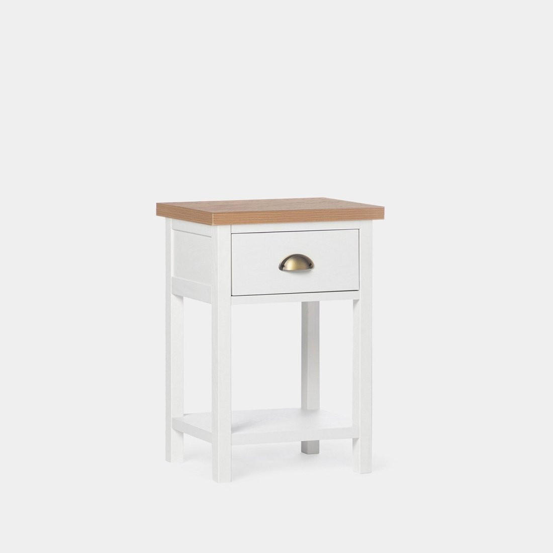 NACHTTISCH MIT 1 SCHUBLADE Marais Zweifarbig 40 cm x 60 cm - Multicolor, Holzwerkstoff (40/60/35cm)