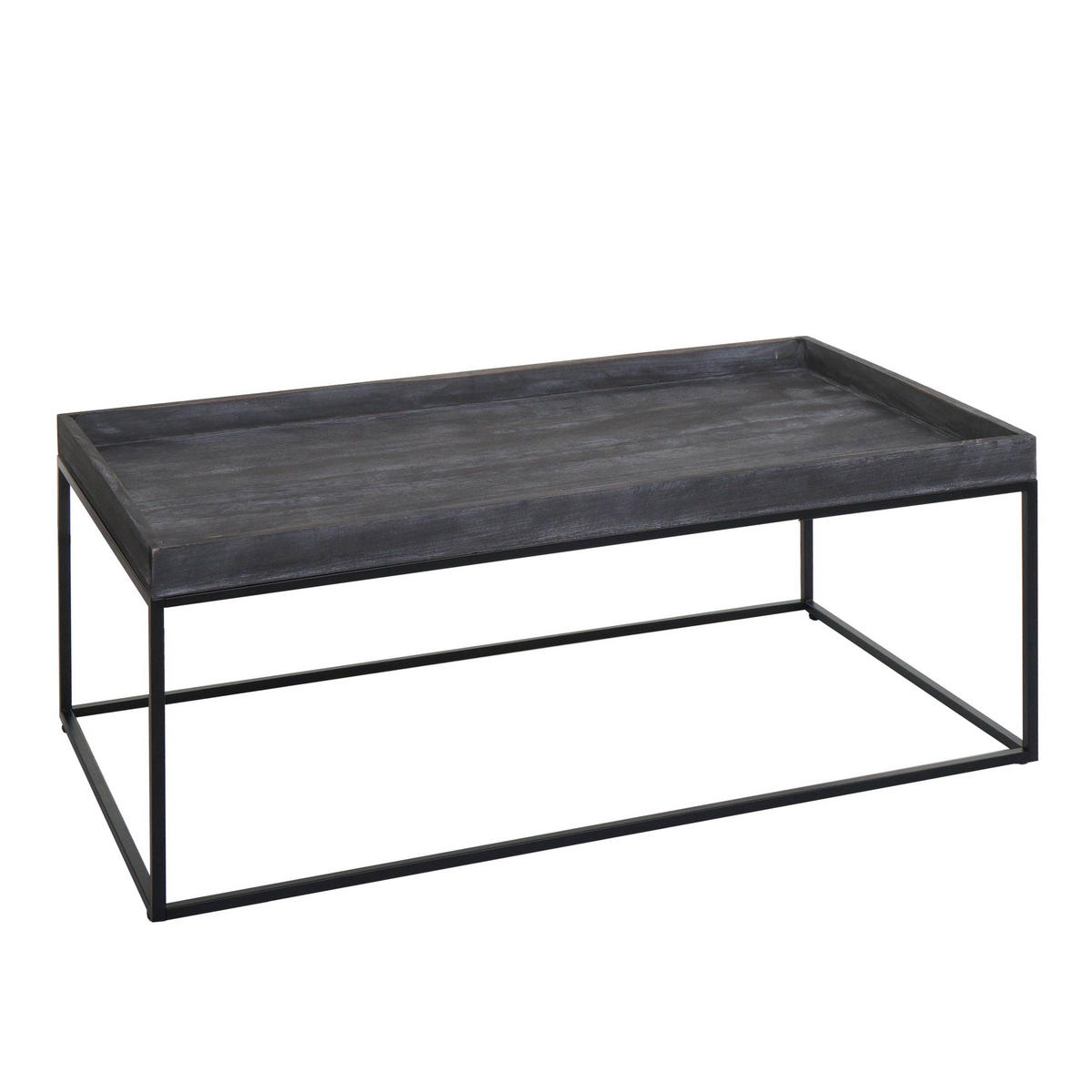 COUCHTISCH rechteckig Grau - Grau, Holz (60/110/46cm) - MCW