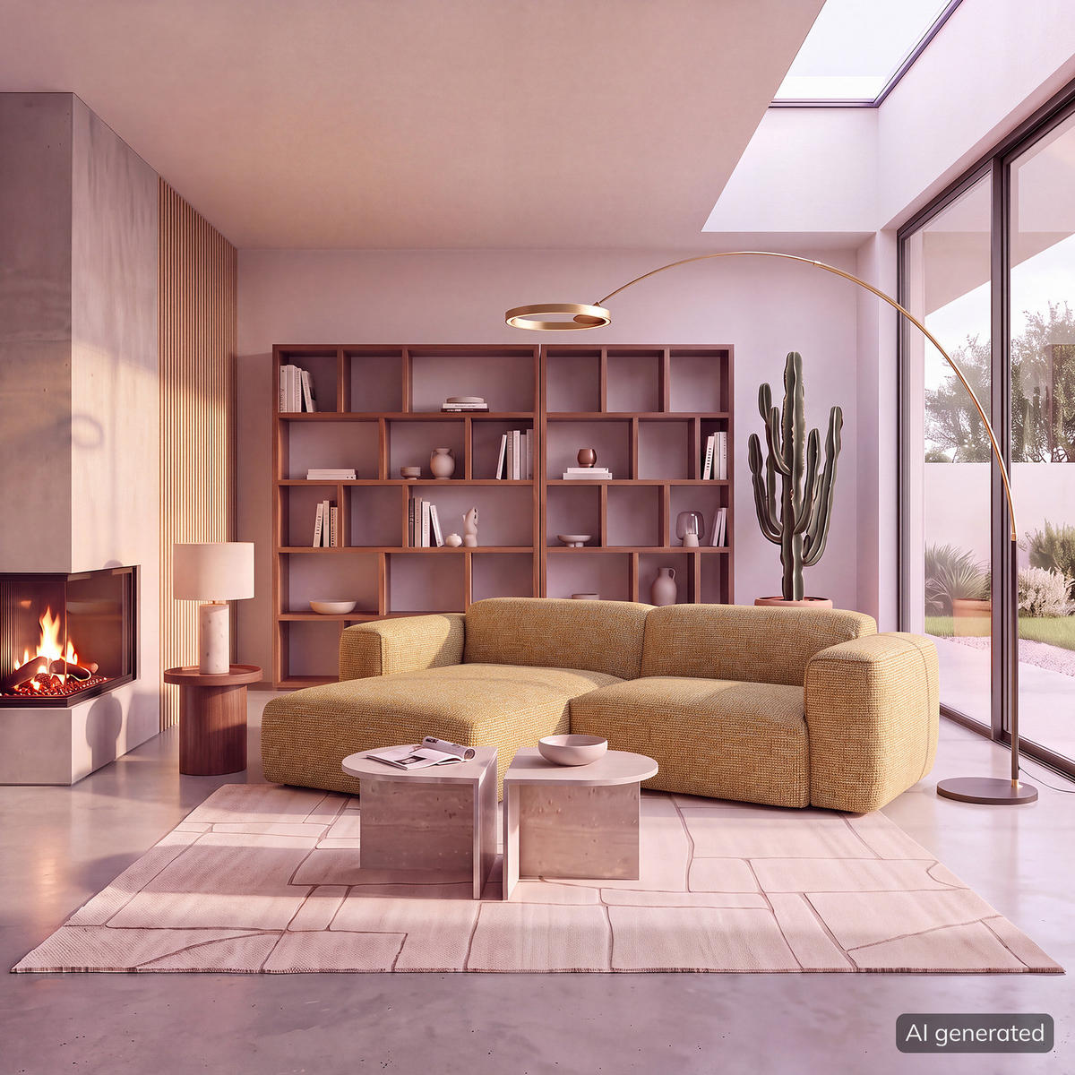 1,5-SITZER ECKSOFA mit Longchair - Schwarz/Honig, Kunststoff/Textil (260/173cm) - home24