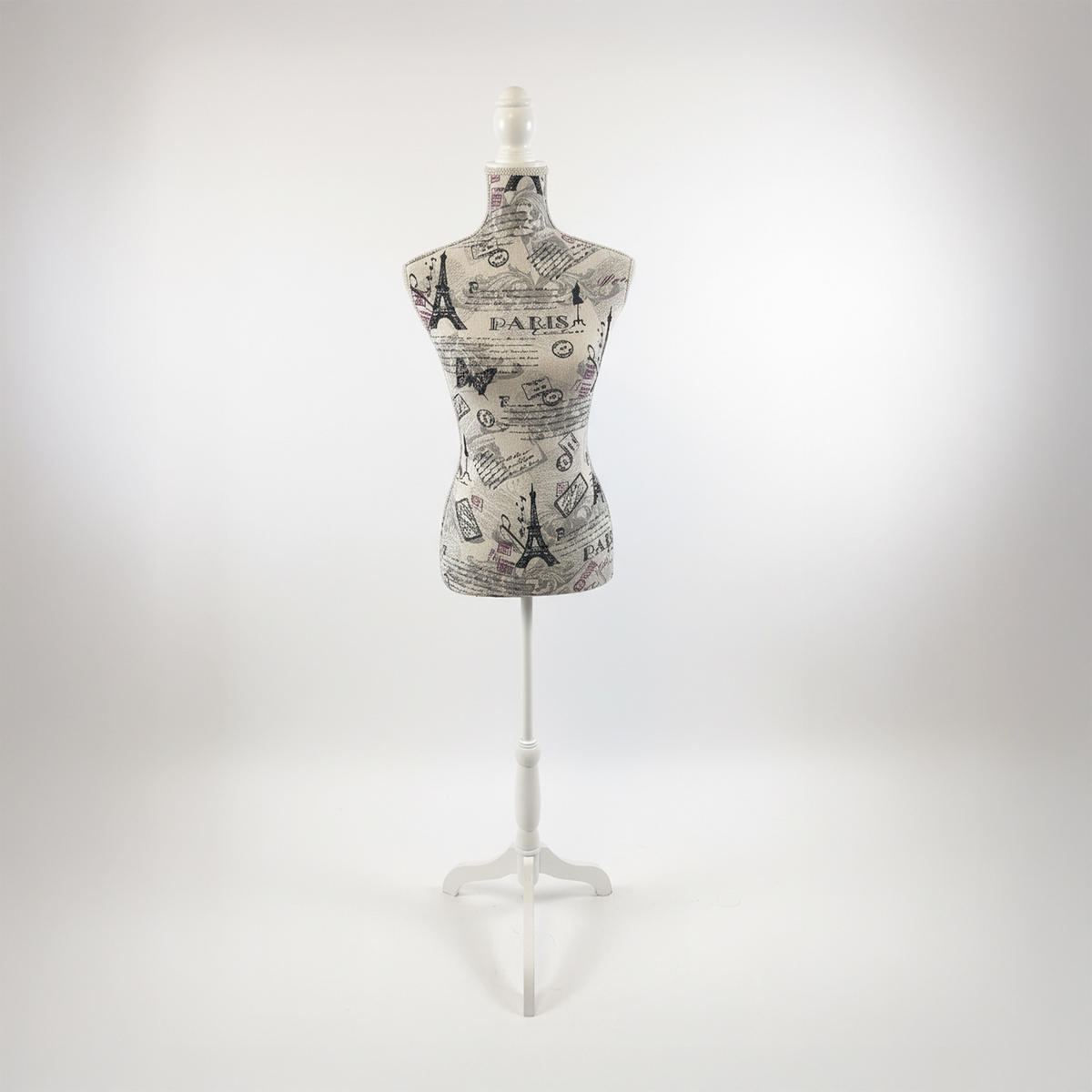 ŠIJACIA panna - viacfarebná, drevo/textil (41/167/34cm) - Relaxdays