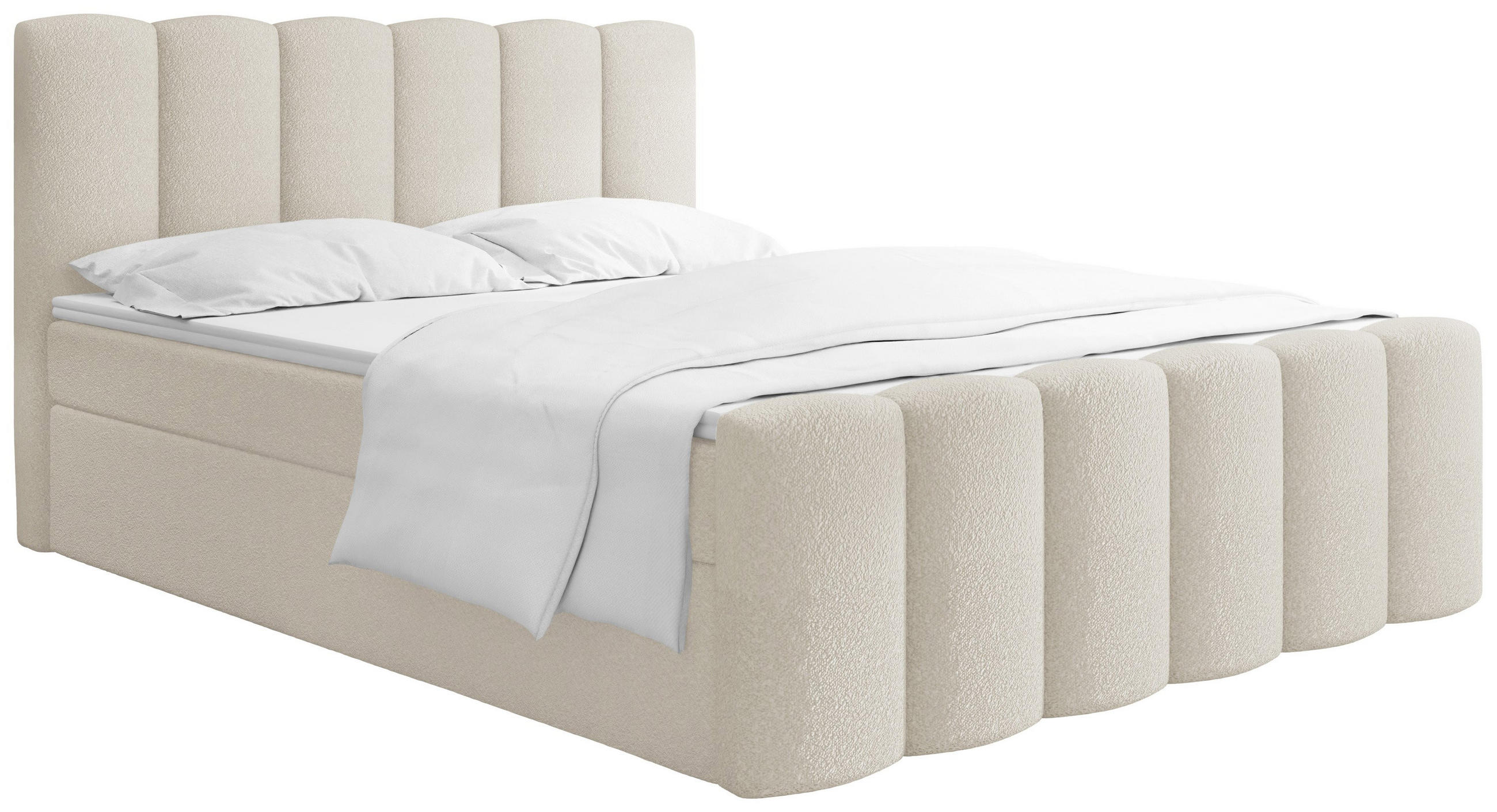 WFL Group Boxbett Creme 140x200 cm