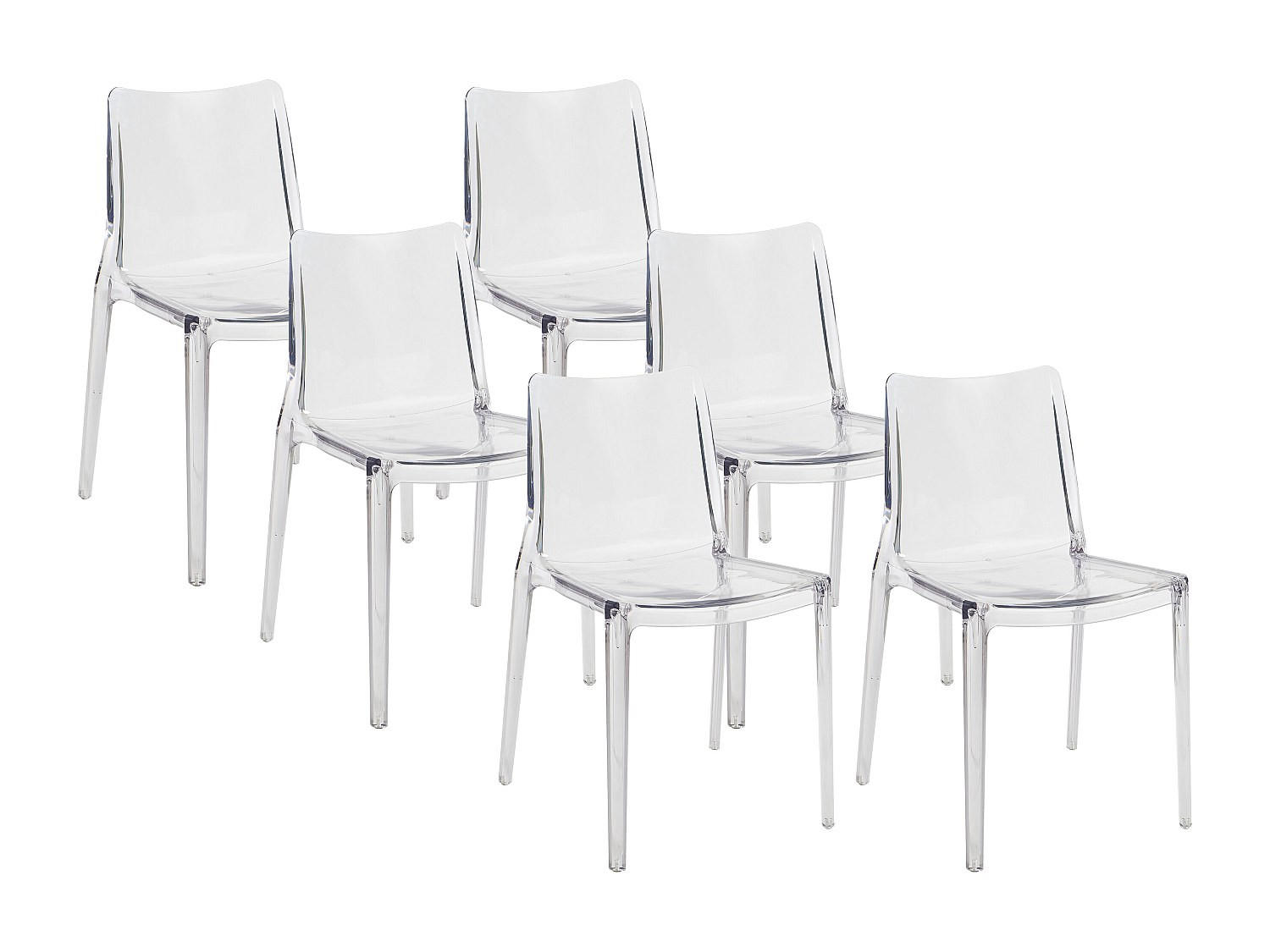 Vente-Unique Stuhl Transparent 50x81x51 cm