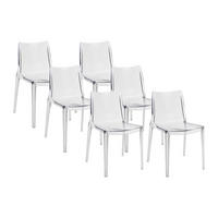 STUHL - 50 cmcm x 51 cmcm - Plastik - Transparent - RANKAZA - Transparent, Kunststoff (50/81/51cm) - Vente-Unique