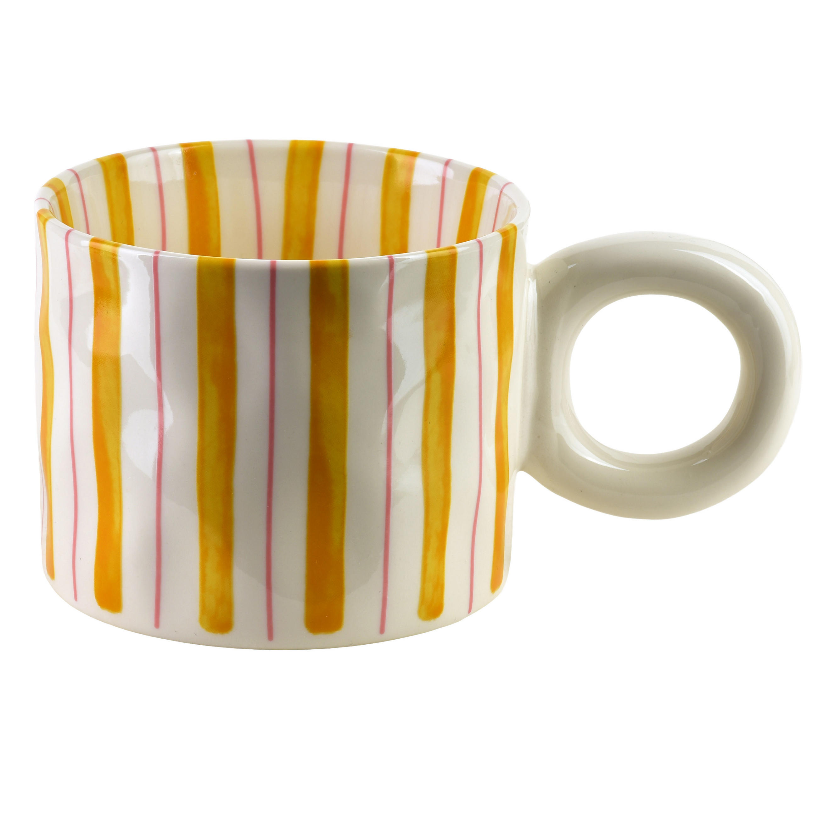 BECHER Rodi orange 10/15.5/8 cm Porzellan - Orange, Keramik (0.38L) - Mondex