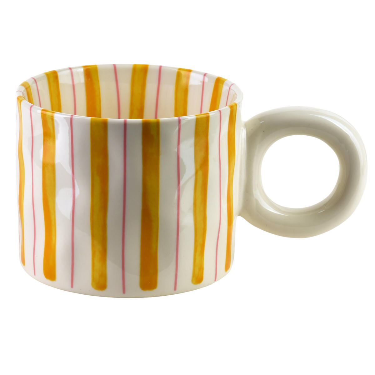 BECHER Rodi orange 10/15.5/8 cm Porzellan - Orange, Keramik (0.38L) - Mondex