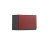 HÄNGESCHRANK R-Line Rot 60 cm J-Shape, flach - Anthrazit/Rot, Holzwerkstoff (60/40/31cm) - Vicco
