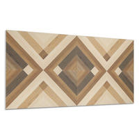 WANDPANEEL 6x 60x30 cm selbstklebend Axenta - Walnussfarben, Kunststoff (30/1.6/60cm) - Wallfluent