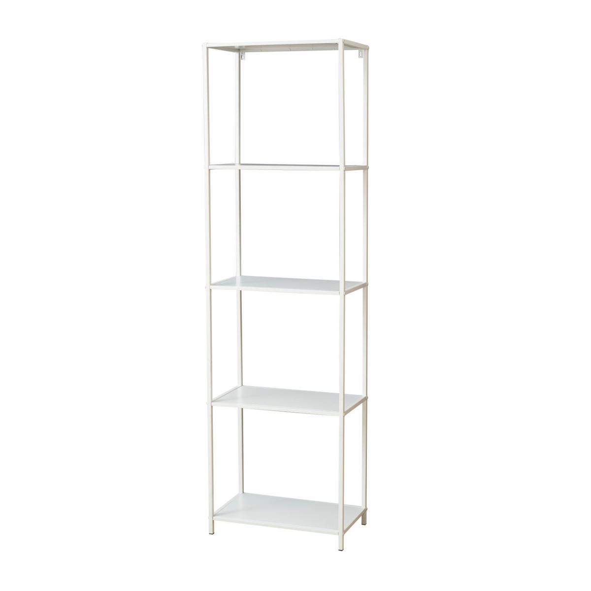 METALLREGAL CARPO Weiß - Weiß, Metall (51/80/30cm) - SVITA