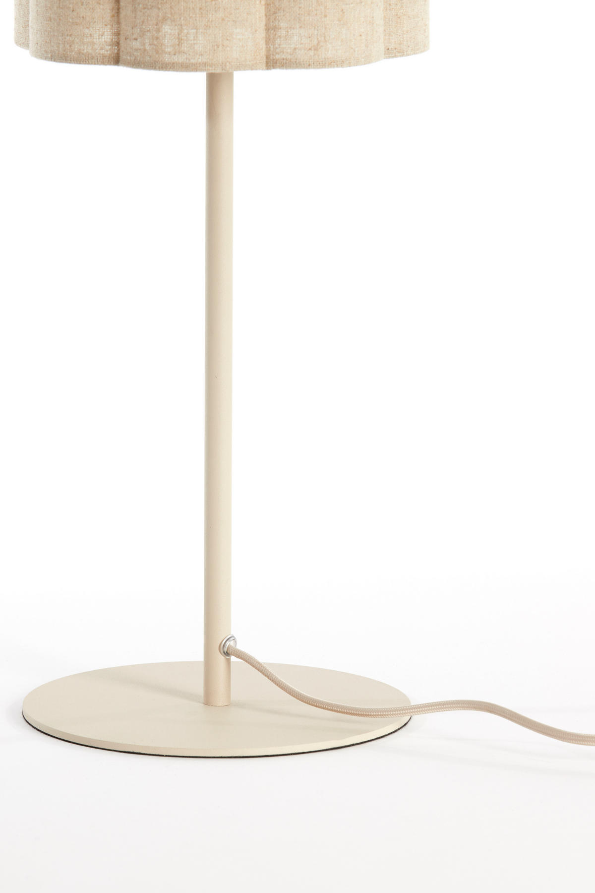 TISCHLAMPE Fringe Braun Ø20/70 cm - Braun, Metall (20/20/70cm) - Light & Living