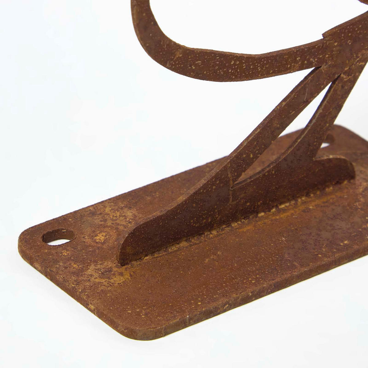 GARTENDEKO aus Rost – Vogelfigur Zaunkönig für Mauern & Zäune - Rostfarben, Metall (10/10.7/3.4cm) - Homescapes