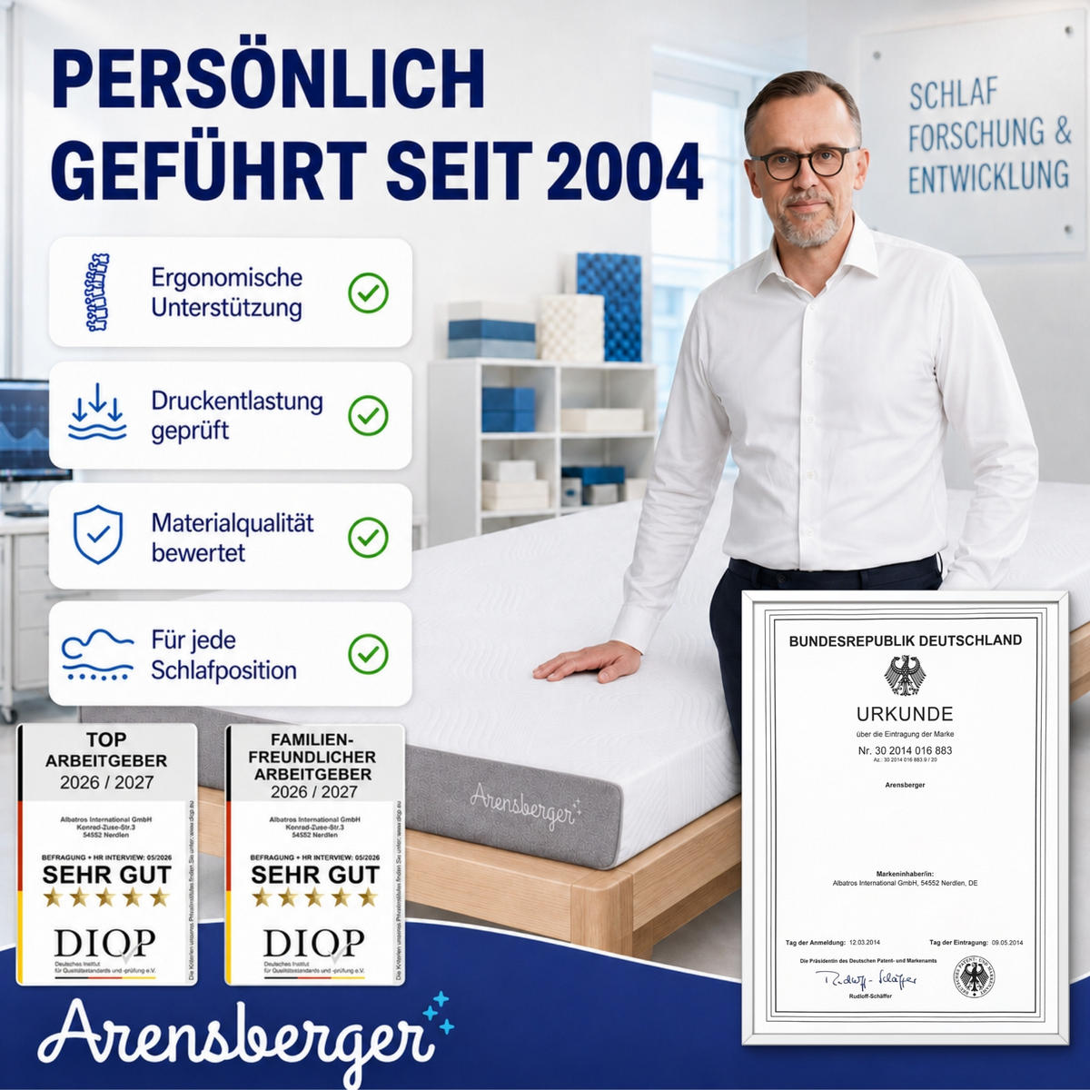 GEL-MATRATZE LINA, Höhe 11cm, 120x200cm - Weiß, Textil (120/200cm) - Arensberger