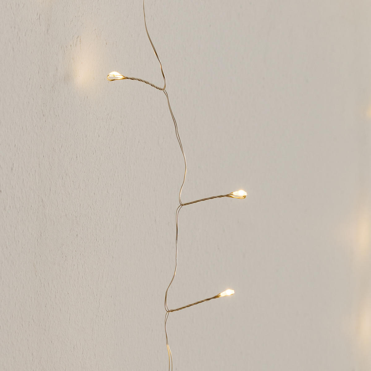 VORHANGLEUCHTEN Metwire, Silber, 200 x 5 x 800cm, Dekorative Christmas Weihnachtsdeko - Silberfarben, Kunststoff (800cm) - home&you