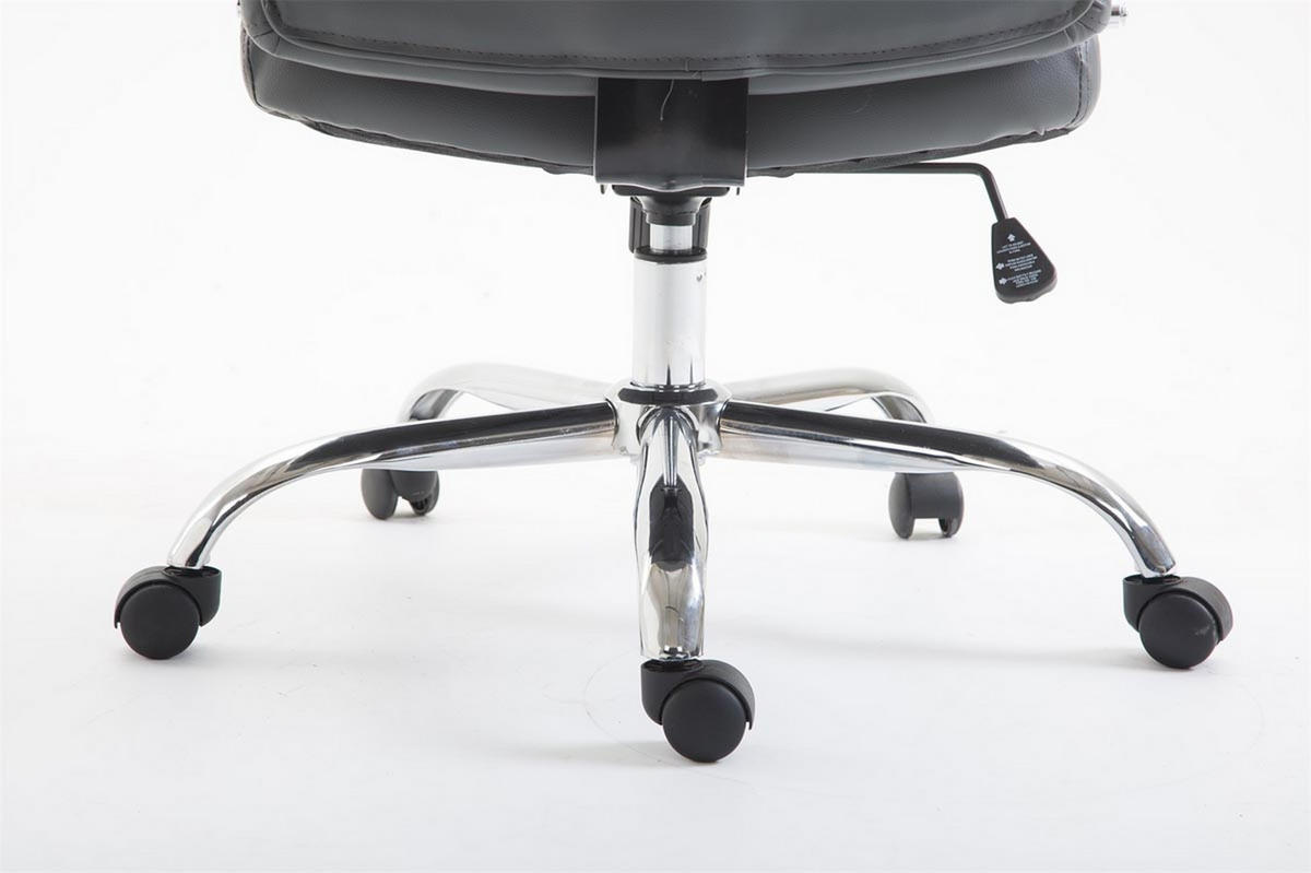 BÜROSTUHL Volute, Kunstleder Grau - Grau, Textil/Metall (65/125/73cm) - TPFLiving