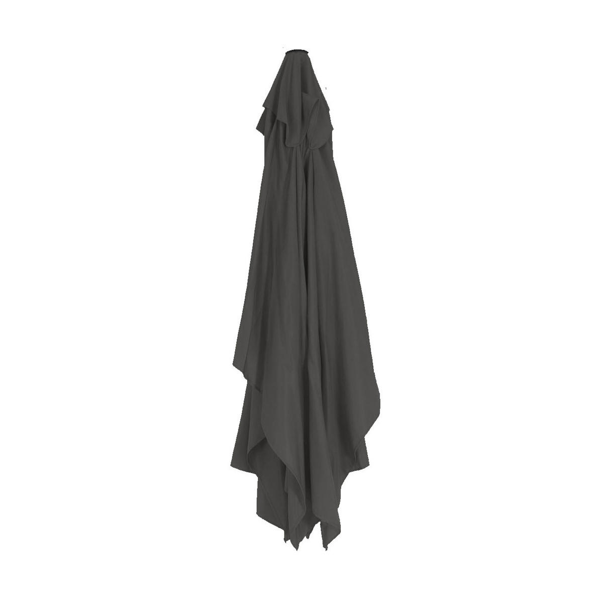 ERSATZ-BEZUG FÜR SCHIRM Anthrazit - Anthrazit, Textil (295/192cm) - MCW