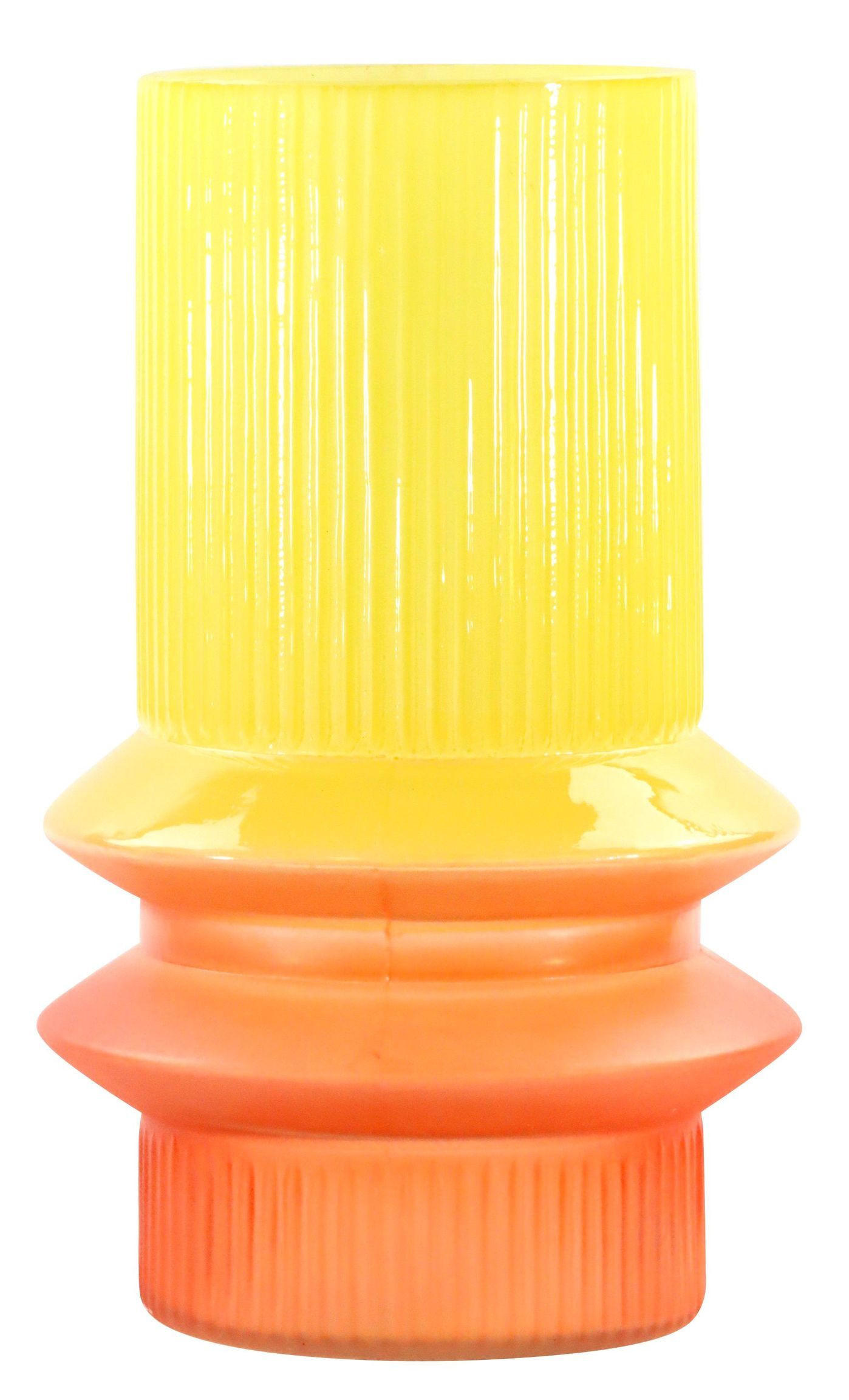 VASE Multicolor orange-gelb - Multicolor, Glas (25cm) - FURNARO