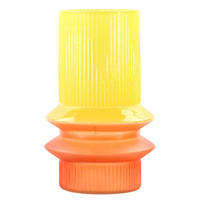 VASE Multicolor orange-gelb - Multicolor, Glas (25cm) - FURNARO