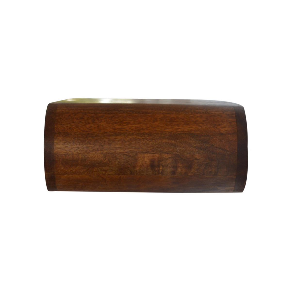 NACHTTISCH - Wandmontierbar Kastanienfinish - Kastanienfarben/Messingfarben, Holz/Metall (45/6.2/32cm) - Artisan Furniture