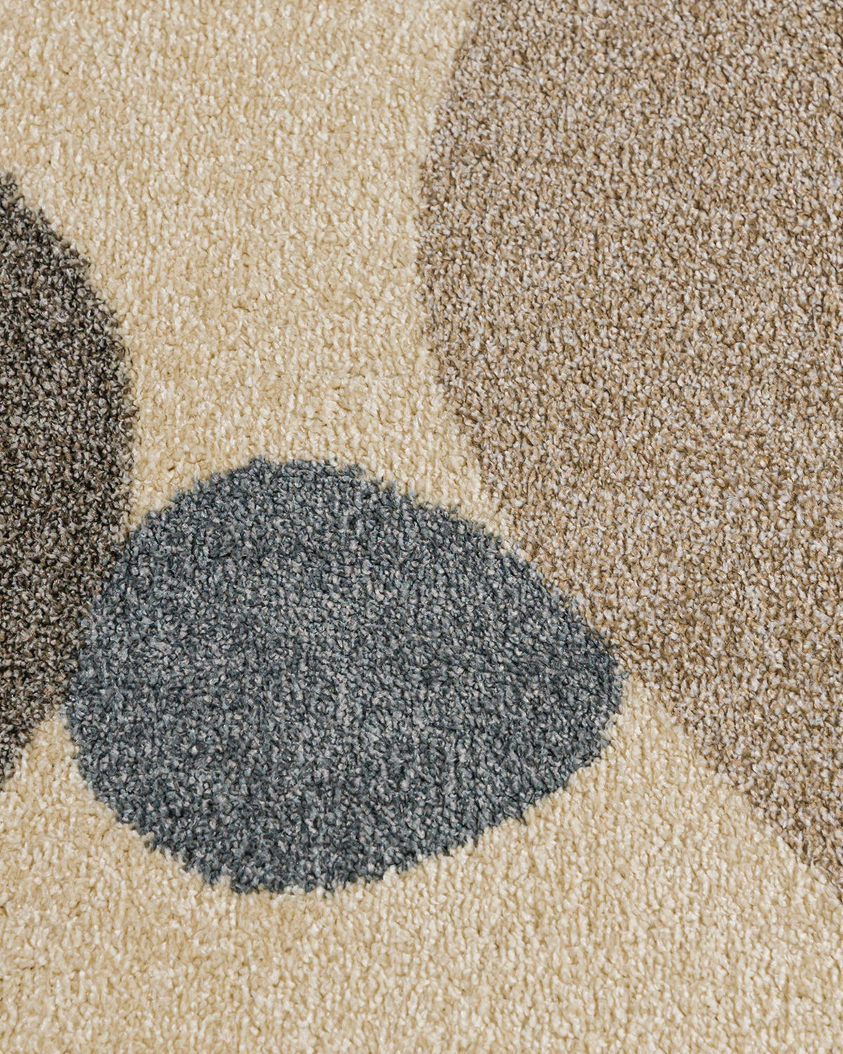 TEPPICH Beige Geometrisch In-Outdoor Pflanzlich Kurzflor Rechteckig 160 x 230 cm - Sandfarben/Hellgrau, Textil (160/230cm) - Mazovia