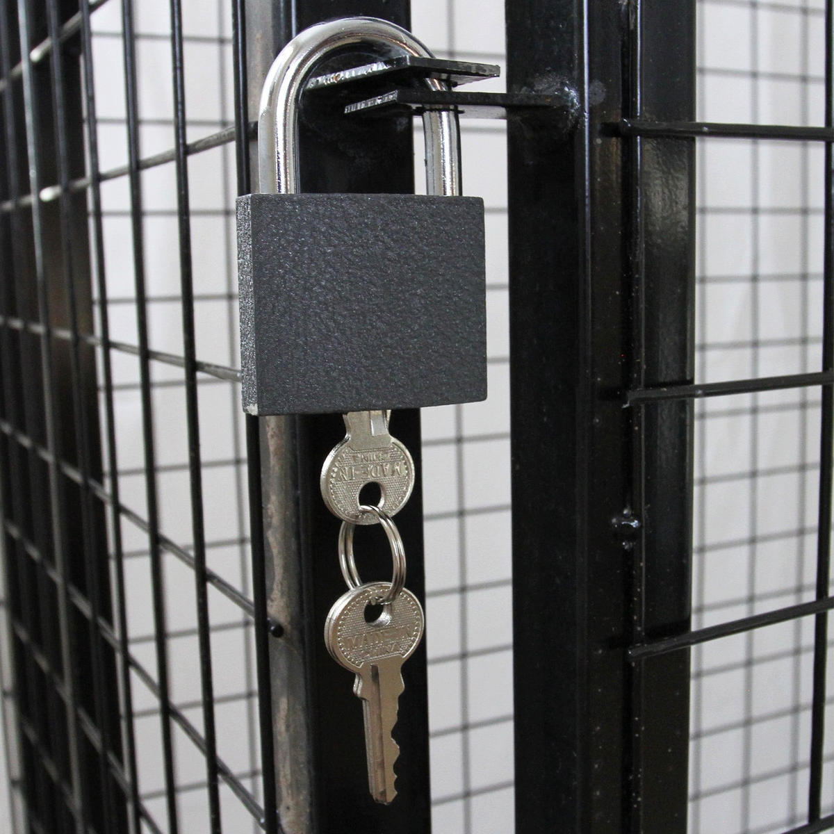 GASFLASCHEN-DEPOT 92cm x 118cm x 60cm - Schwarz, Metall (118/92/60cm) - Monster Racking