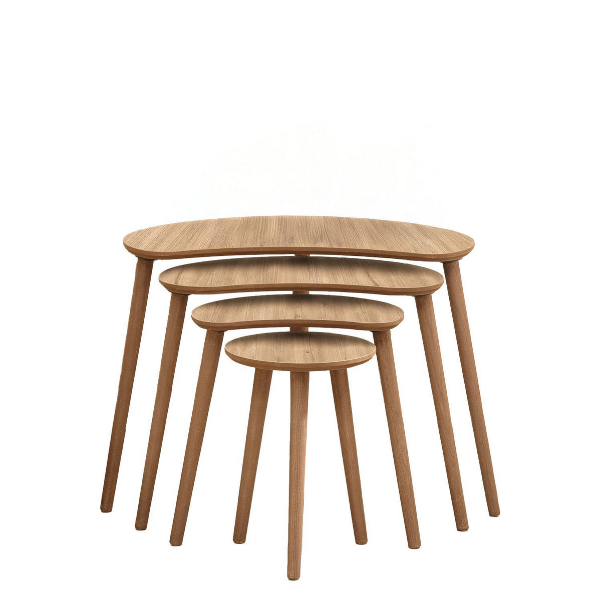 COUCHTISCH moon Braun - Braun, Holz (40/75/55cm) - Habitat Garten