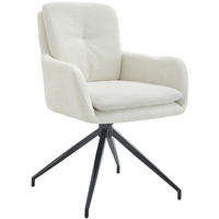 ESSZIMMERSTUHL Pickett 85x58x63 cm creme - Creme, Textil (58/85/63cm) - furnicato