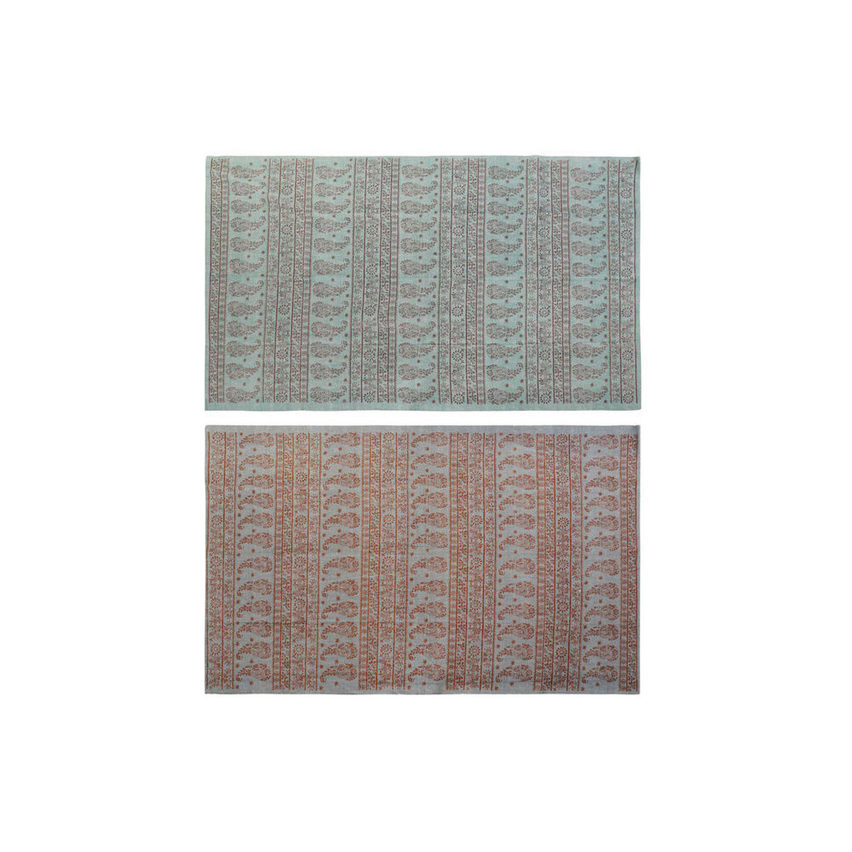 TEPPICH Blau grün Araber (120 x 180 x 0,4 cm) (2 Stück) - Multicolor, Textil (120/180cm) - DKD Home Decor