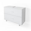 WASCHBECKENUNTERSCHRANK Ilias Weiß 80 x 60.8 cm - Weiß, Holzwerkstoff (80/60.8/33cm) - Vicco