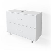 WASCHBECKENUNTERSCHRANK Ilias Weiß 80 x 60.8 cm - Weiß, Holzwerkstoff (80/60.8/33cm) - Vicco