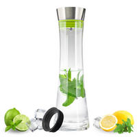 GLASKARAFFE 1,2 Liter, grün - Grün, Glas (1.2L) - bremermann