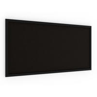 PINNWAND, Korktafel in Schwarz, 80x40 cm, Holzrahmen - Schwarz lackiert - Schwarz, Holz (80/40/1.5cm) - ALLboards