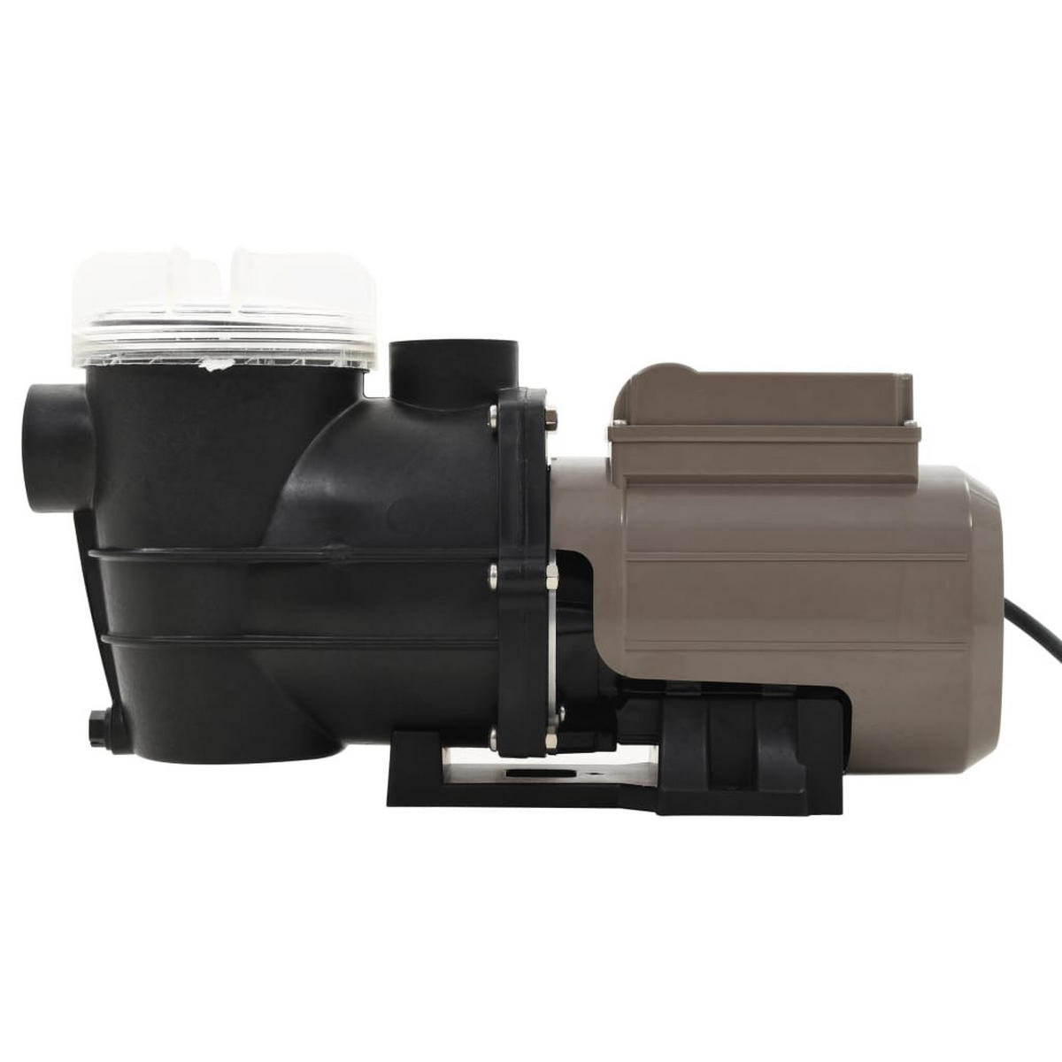 POOLPUMPE Mit Timer Schwarz 0,25 PS 8000 L/H - Schwarz, Kunststoff (15.2/23.4/41.1cm) - vidaXL