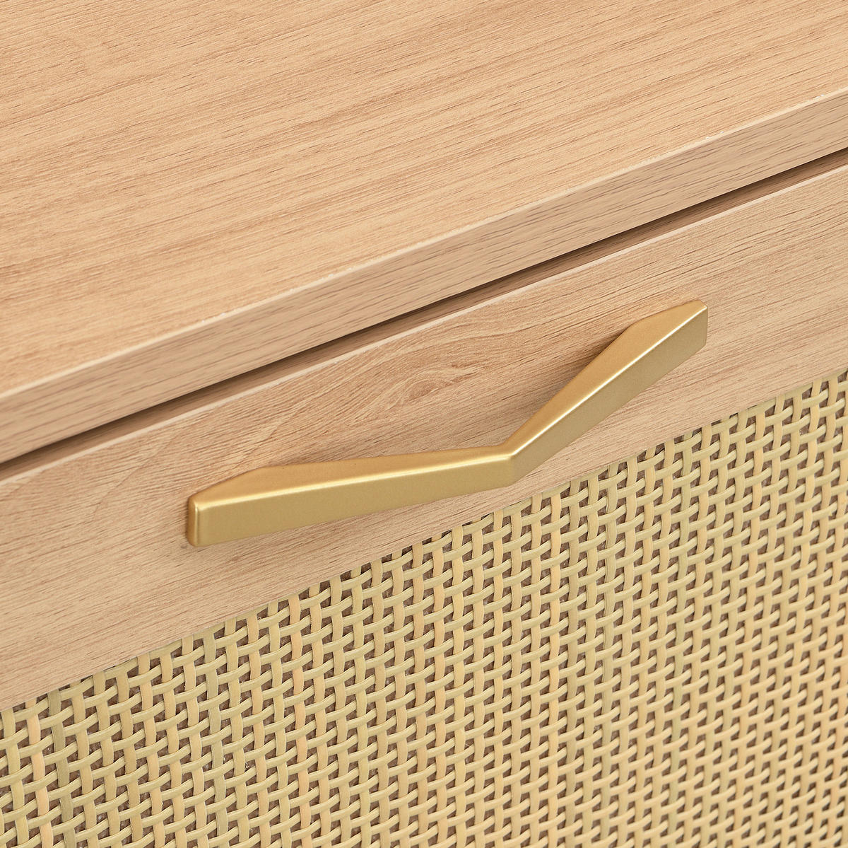 SCHUHSCHRANK 108,5/100/24 cm Hell-Eiche aus MDF mit oberer Ablage - Eichefarben, Holzwerkstoff (108.5/100/24cm) - OKMYHOME