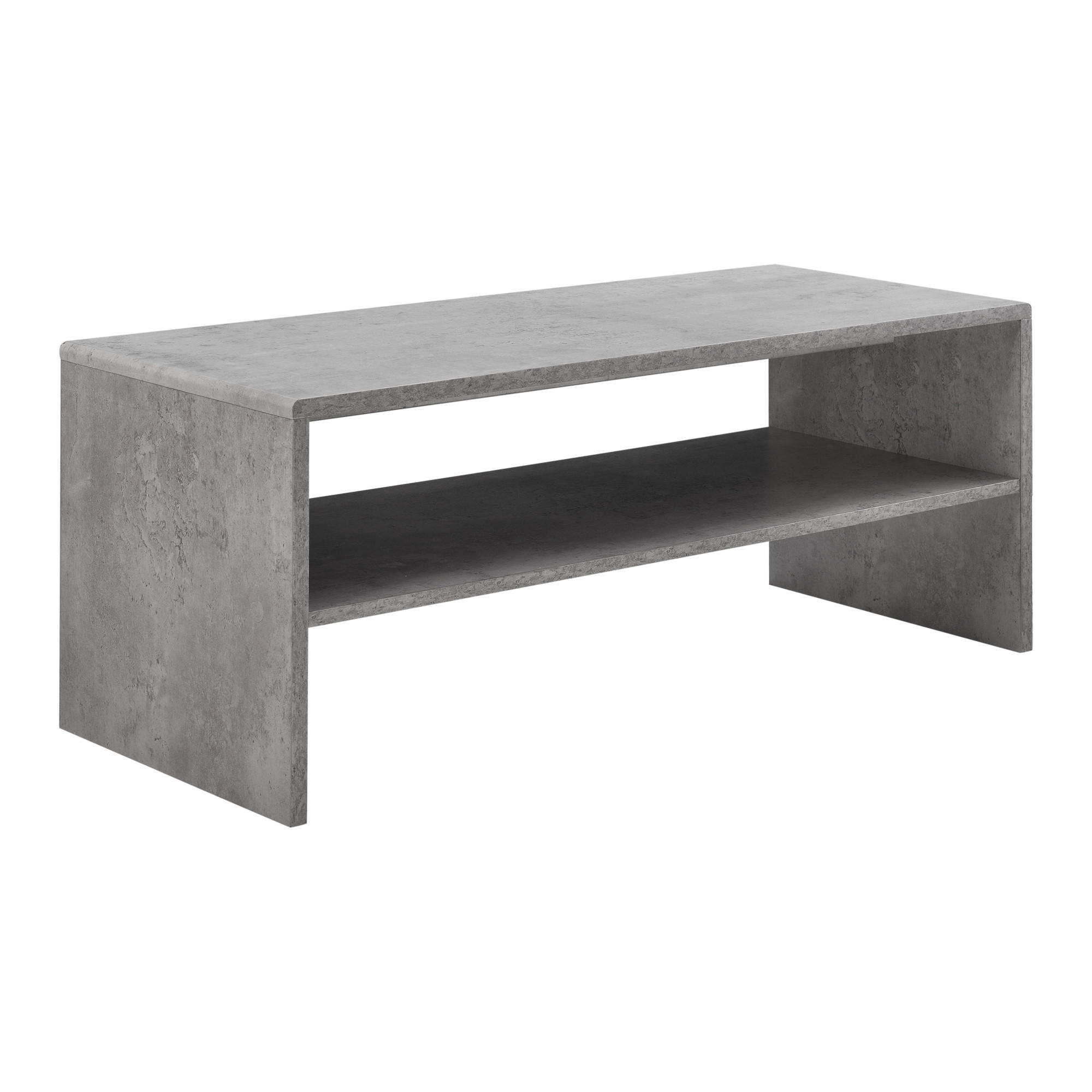 COUCHTISCH Trier 40/100/40 - Grau, Holzwerkstoff (100/40/40cm) - [en.casa]