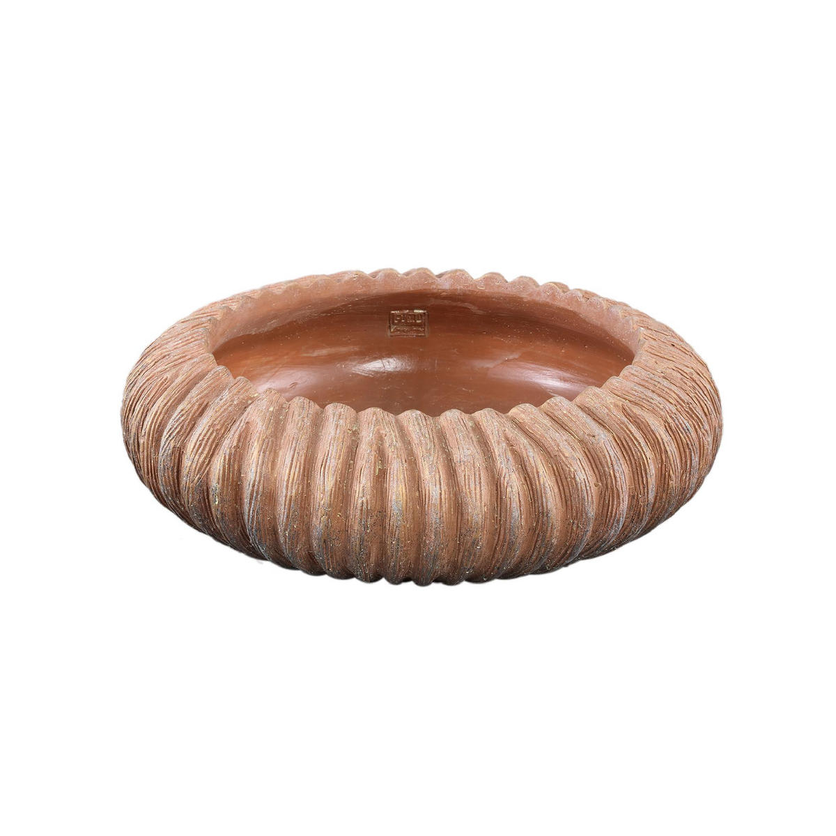 TOPF Revil Braun 45/45/14cm - Braun, Stein (14cm) - PTMD Collection