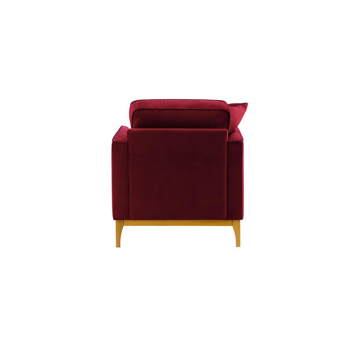 SESSEL Linara-Velluto 7 - Rot, Holz/Textil (81/91/95cm)