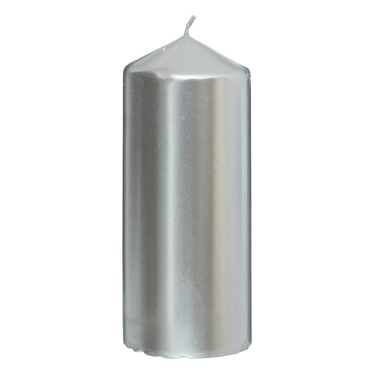 KERZEN 4er-Set Ø 5 cm - Silberfarben, Paraffin (5/12/5cm) - Atmosphera Createur d´interieur