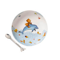 KINDERGESCHIRR Happy as a Bear bunt 2er Set - Multicolor, Keramik (1/1/1cm) - Villeroy & Boch