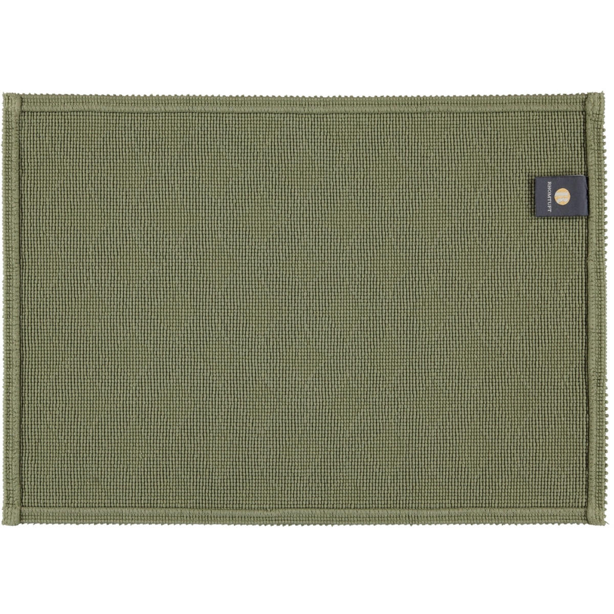 BADEMATTEN SEASIDE OLIVE - 404 - Grün, Textil (50/70cm) - Rhomtuft
