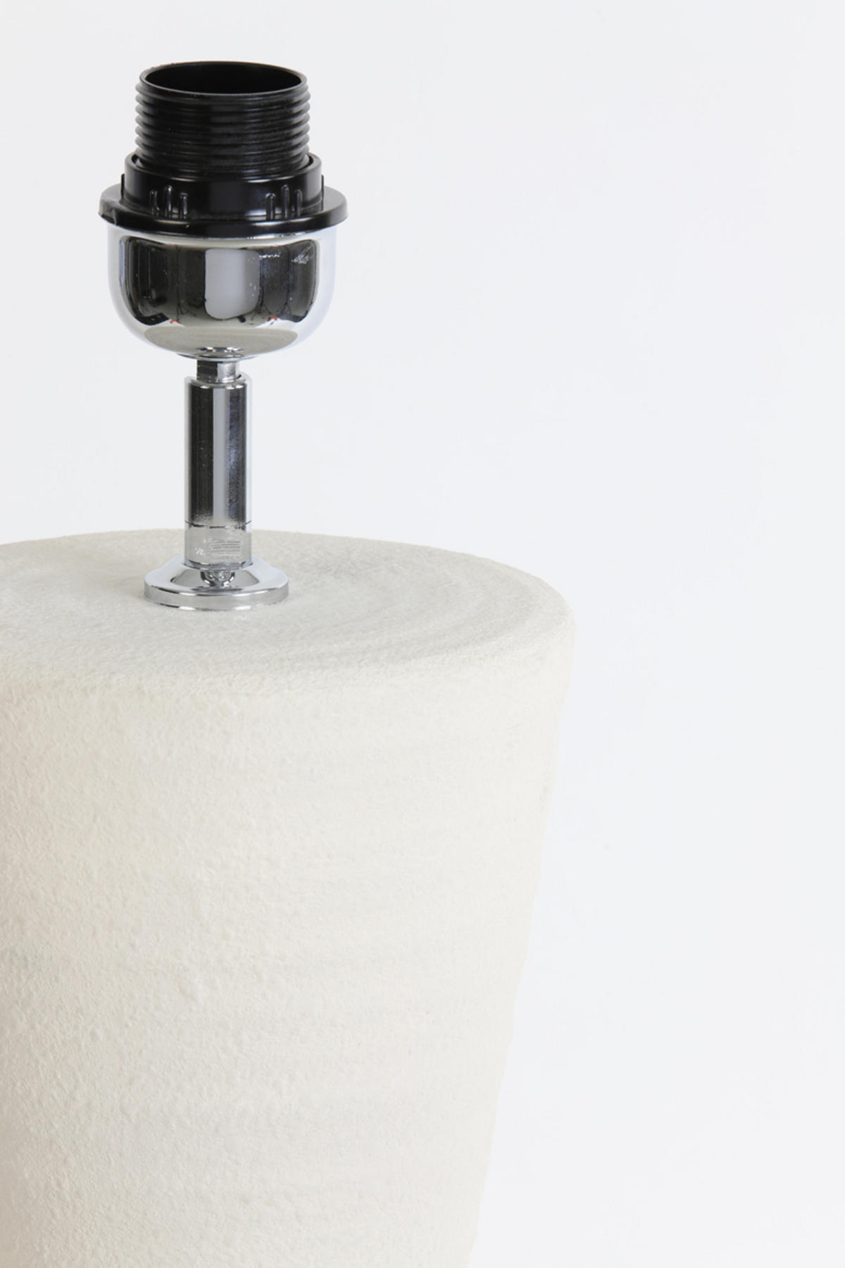 LAMPENFUSS Ayla Weiß Ø22,5/61 cm - Weiß, Keramik (22.5/22.5/61cm) - Light & Living