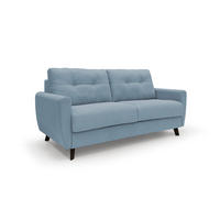 SCHLAFSOFA Callisto - Hellblau, Textil (208/97/96cm) - Divani.store