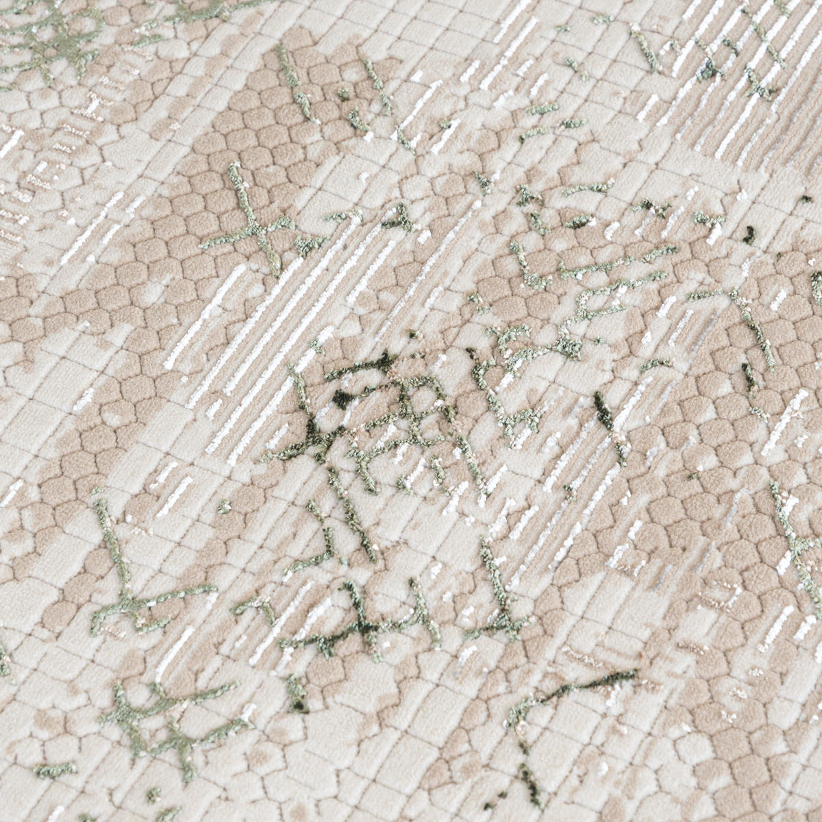 MAZOVIA TEPPICH UE68A - Beige, Braun - 140 x 200 cm - Beige/Braun, Textil (140/200cm) - Mazovia