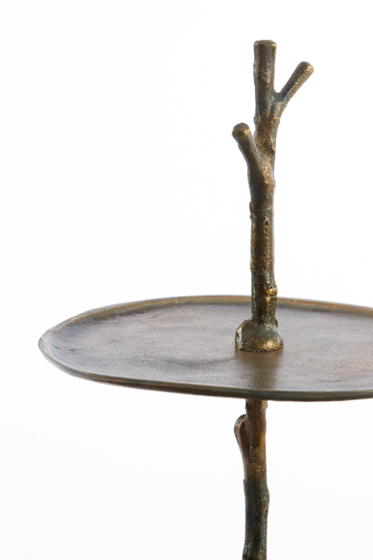 ETAGERE Tresa Bronze Ø35/45 cm - Bronzefarben, Metall (35/45cm) - Light & Living