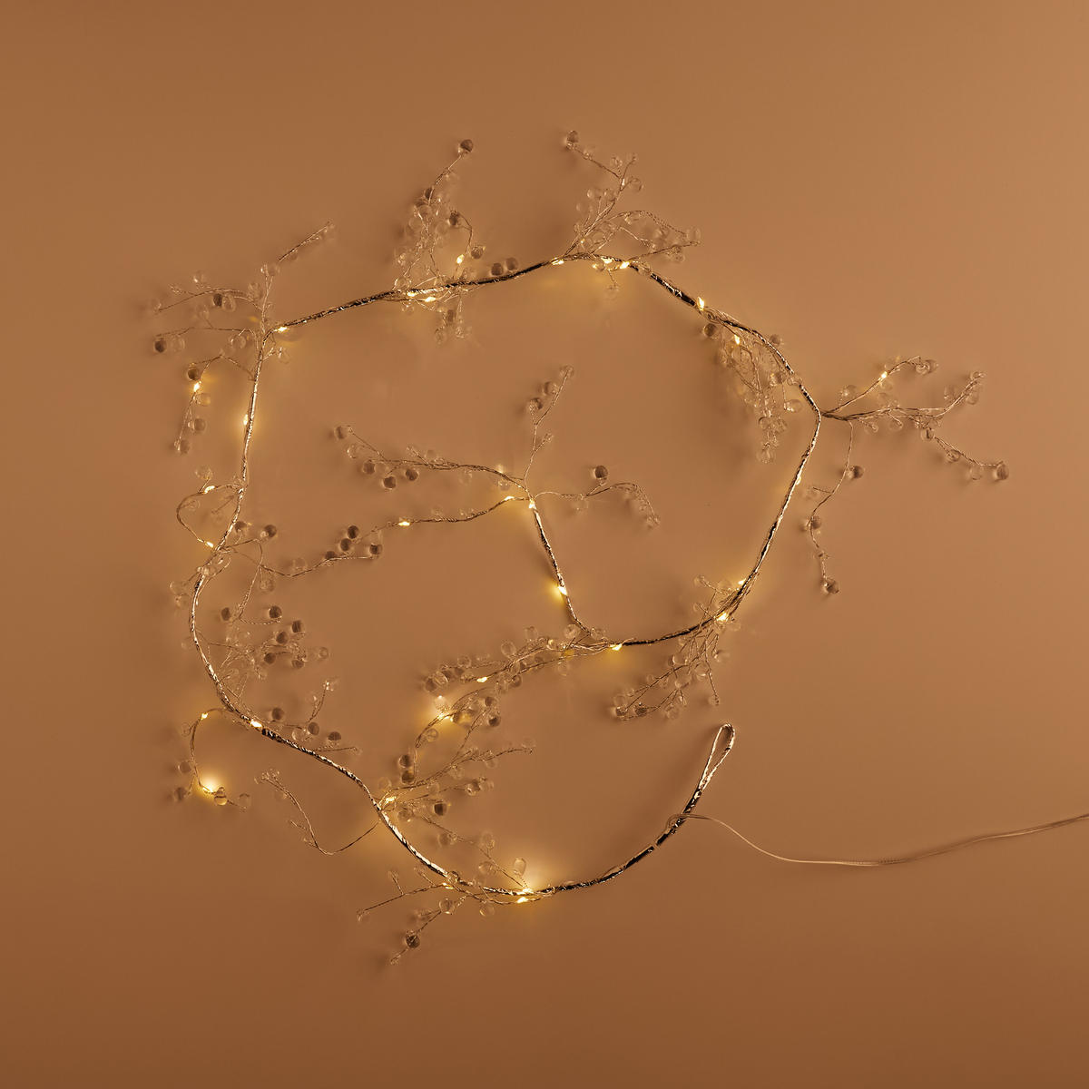 LICHTERKETTE Elof, transparent, 150 cm, Dekorative Weihnachtsdeko - Transparent, Kunststoff (150cm) - home&you